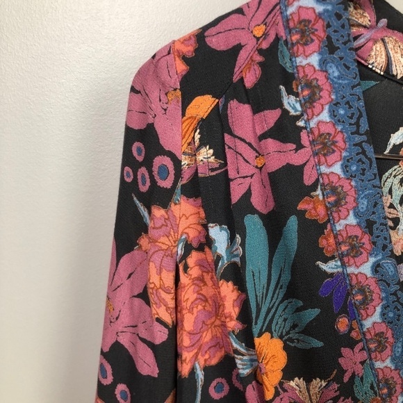 Free People Violet Hill Printed Tunic Dress Size 2 - Picture 7 of 12